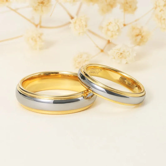 Ebisu the Kami of Fortune  Tungsten Carbide Wedding Band