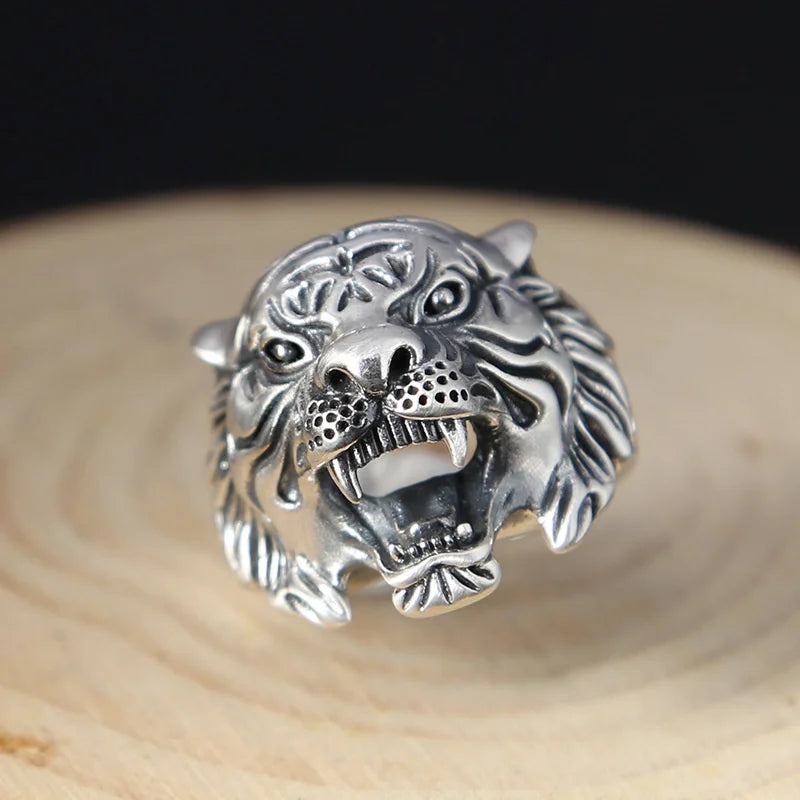 Mighty Tiger Steel Ring