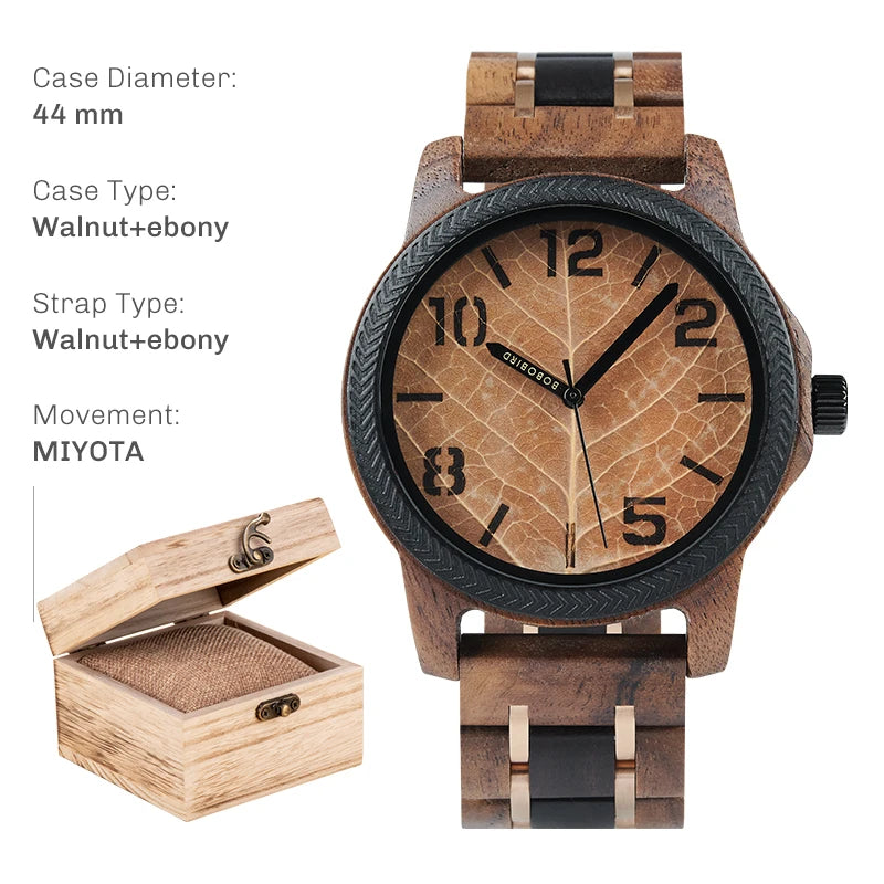 Samurai Vintage Wooden Watch