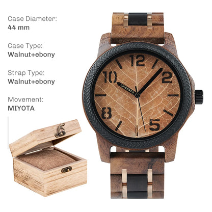 Samurai Vintage Wooden Watch