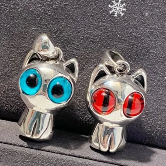 Kawaii Neko 925 Silver Pendant