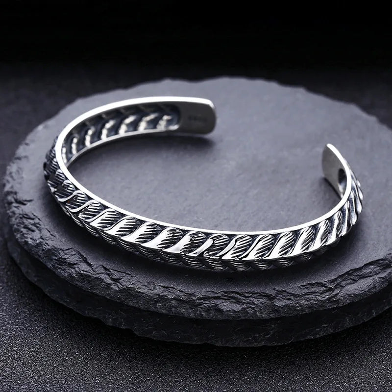 Dragon Scales 925 Sterling Silver Bracelet