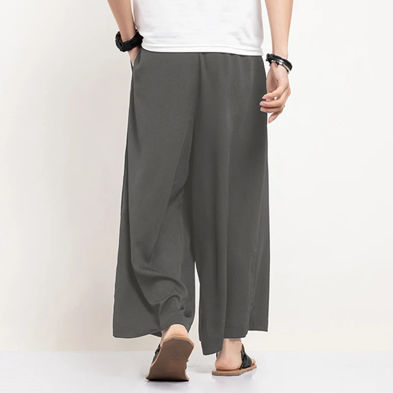 Samurai Style Wide Trousers