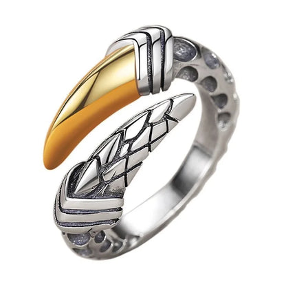Dragon Single Claw Steel Ring