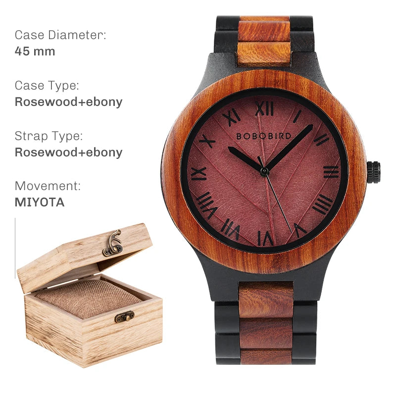 Samurai Vintage Wooden Watch