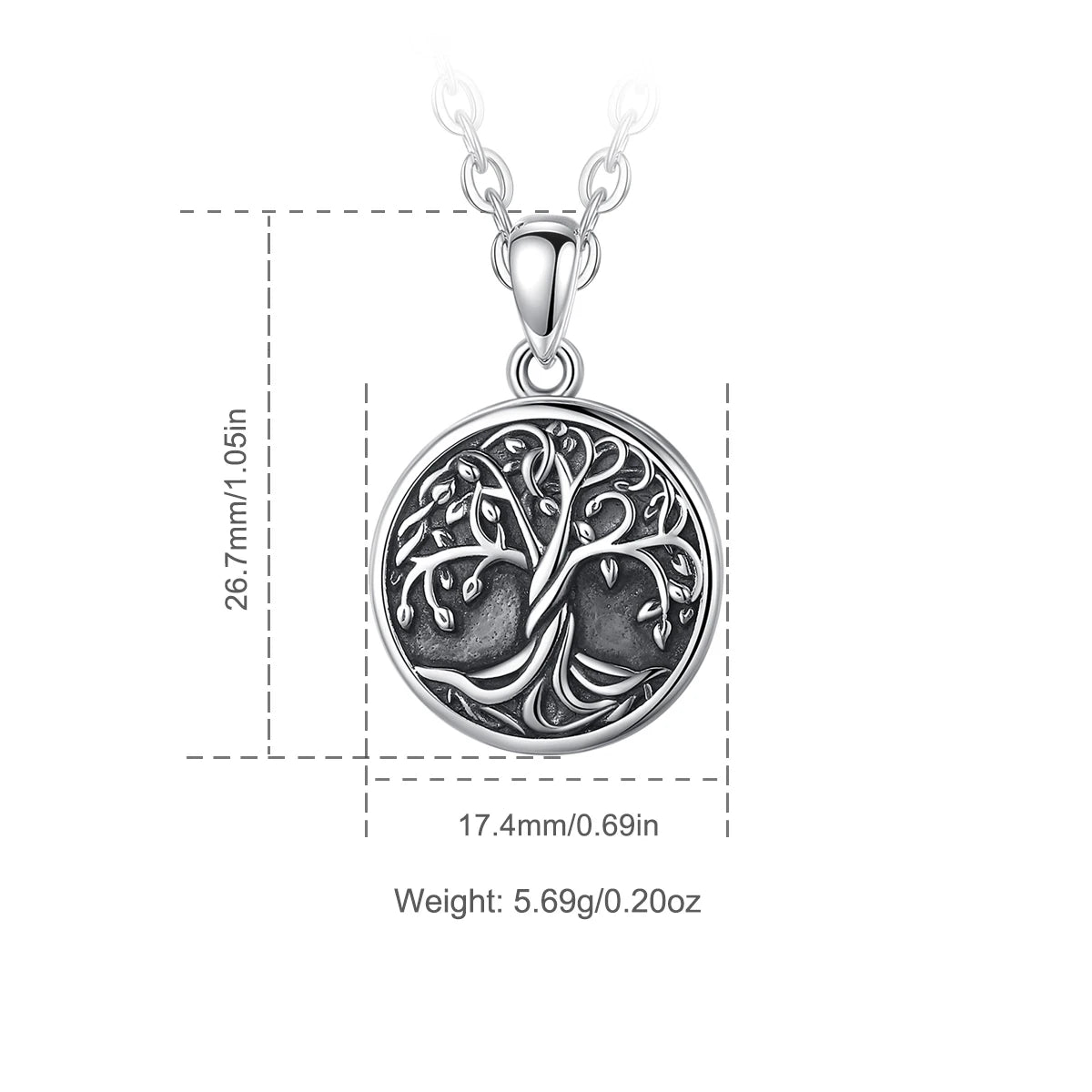 Sakura Cherry Blossom Locket 925 Sterling Silver Necklace