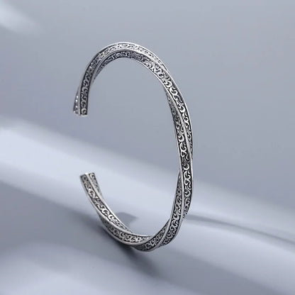 Sakura Cherry Blossoms 925 Sterling Silver Bracelet