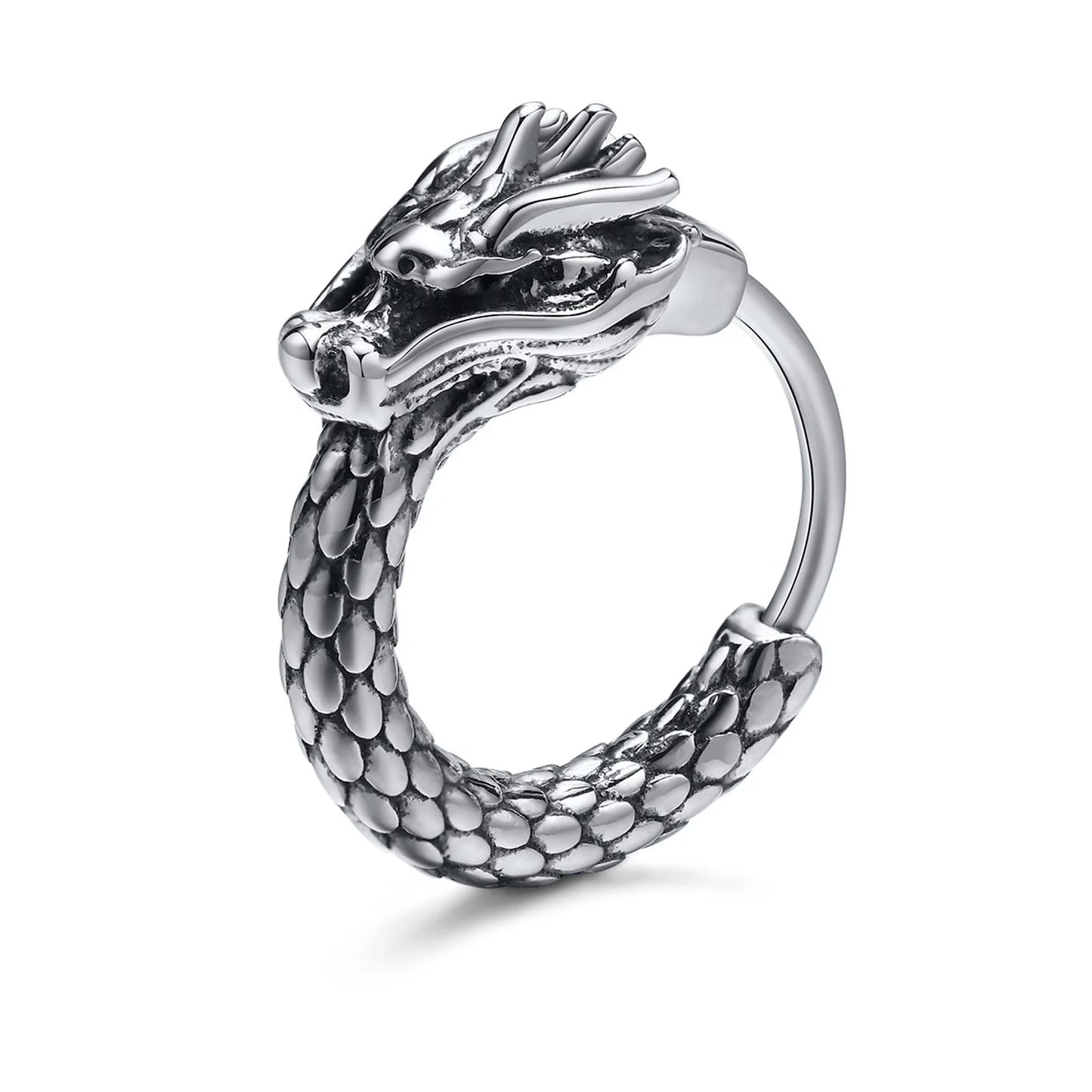 Raiju Dragon Stainless Steel Earrings