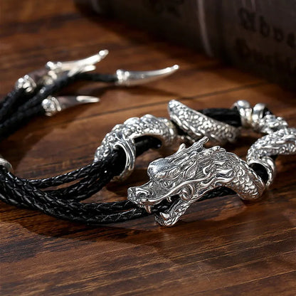 Orochi Dragon Steel Bracelet