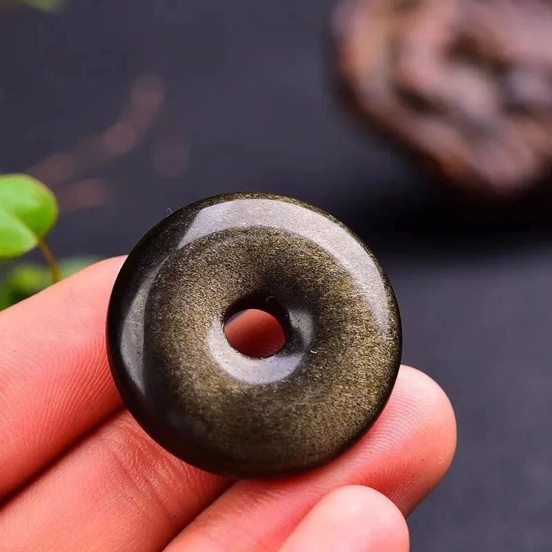 Tibetan Obsidian Protection Necklace