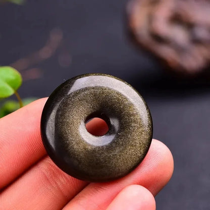 Tibetan Obsidian Protection Necklace