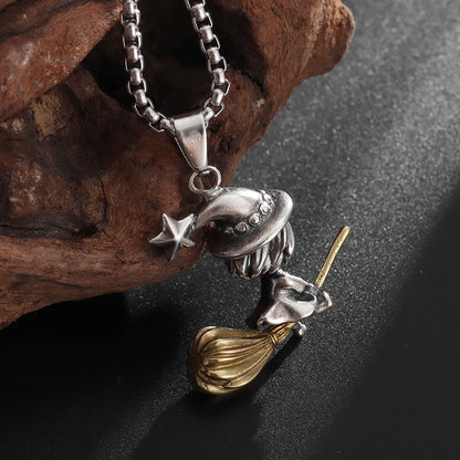 Yamamba the Japanese Mountain Witch Steel Necklace