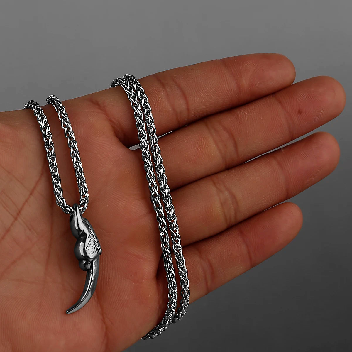 Ryu The Dragon Claw Steel Pendant