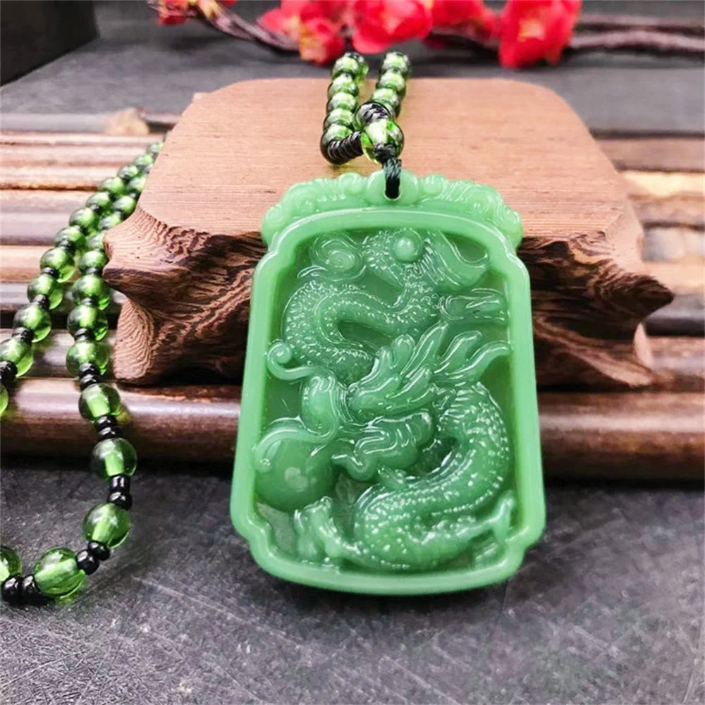 Jade Dragon Necklace