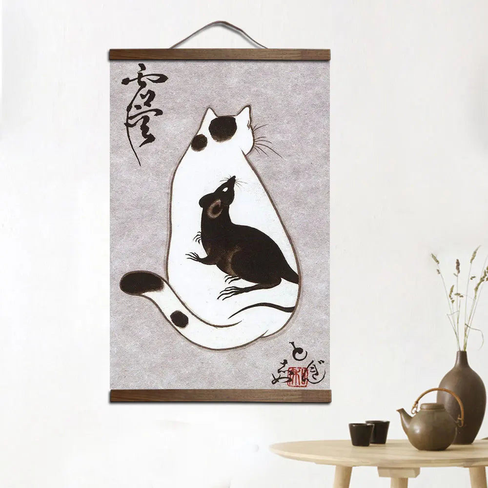 Yakuza Neko Wall Art