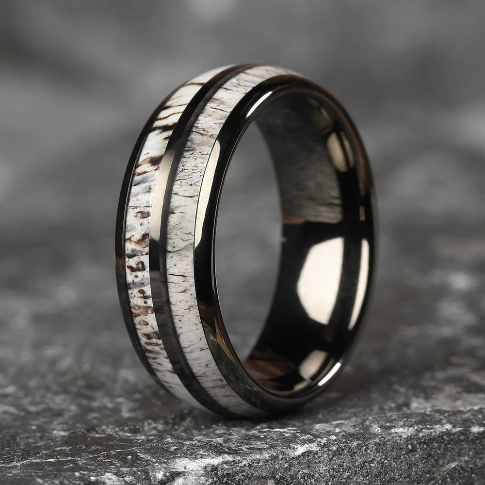 Guardian of Nara Tungsten and Deer's Antler Ring