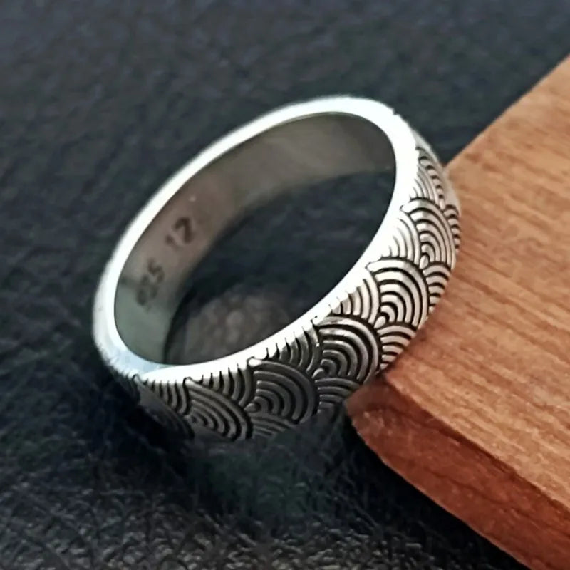 Sea Waves 925 Sterling Silver Ring