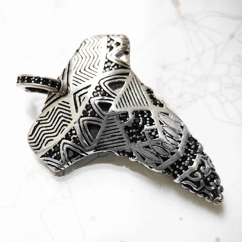 Shark Tooth of Samebito 925 Sterling Silver Pendant