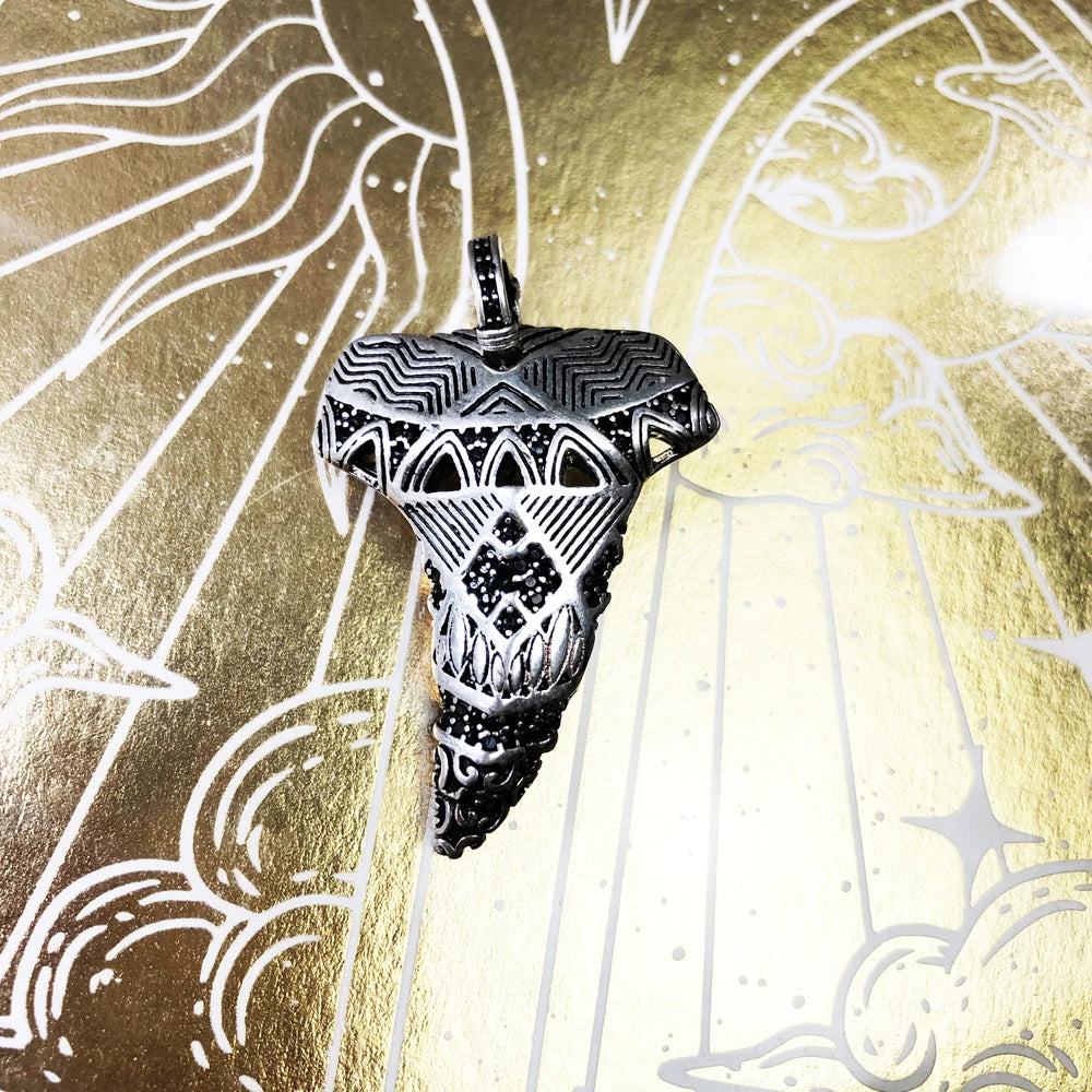 Shark Tooth of Samebito 925 Sterling Silver Pendant