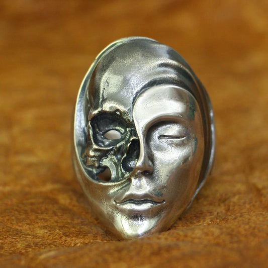 Shinigami Kami of Death 925 Sterling Silver Ring