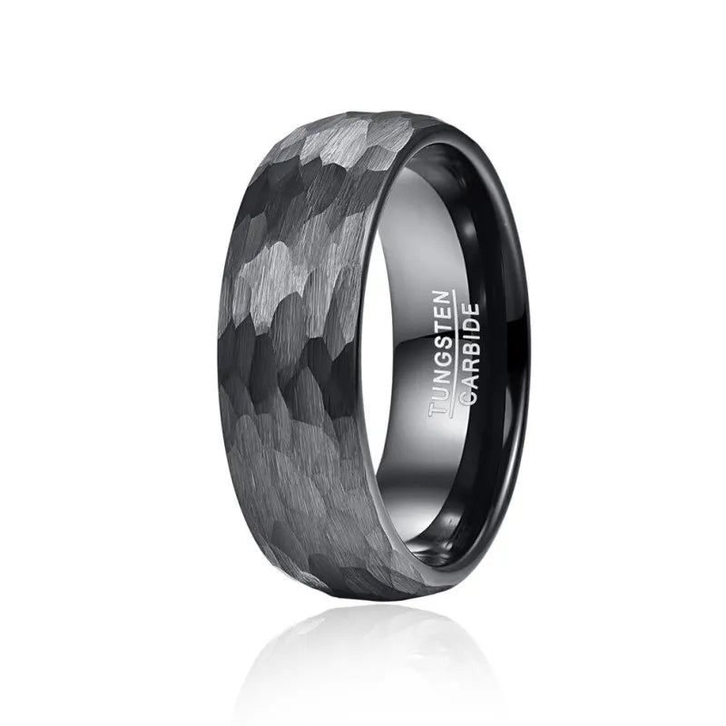 Shinobi Black Ring in Tungsten Carbide