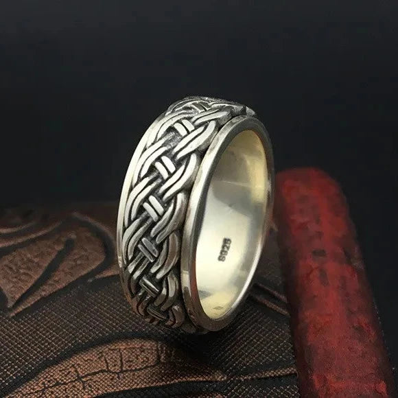 Shoganai Spinning 925 Sterling Silver Ring