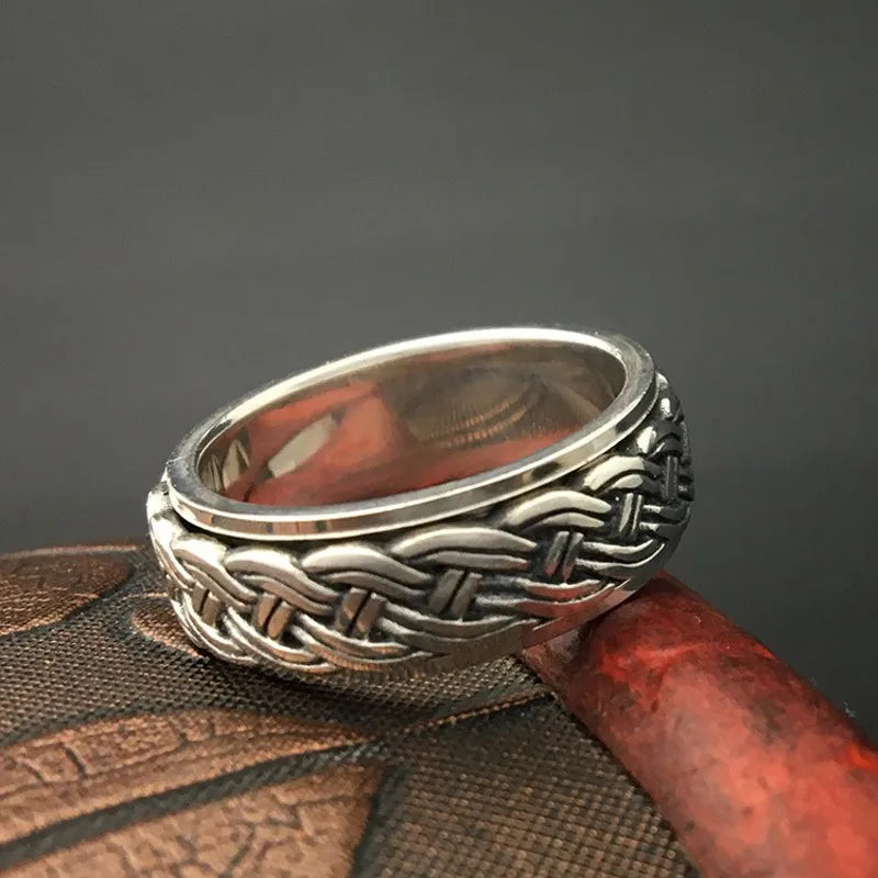 Shoganai Spinning 925 Sterling Silver Ring