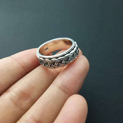 Shoganai Spinning 925 Sterling Silver Ring