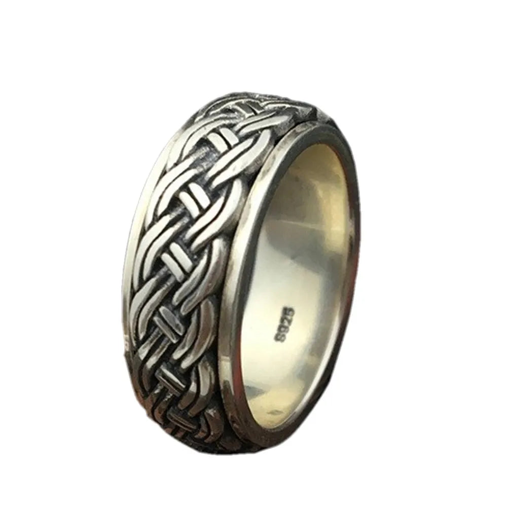 Shoganai Spinning 925 Sterling Silver Ring