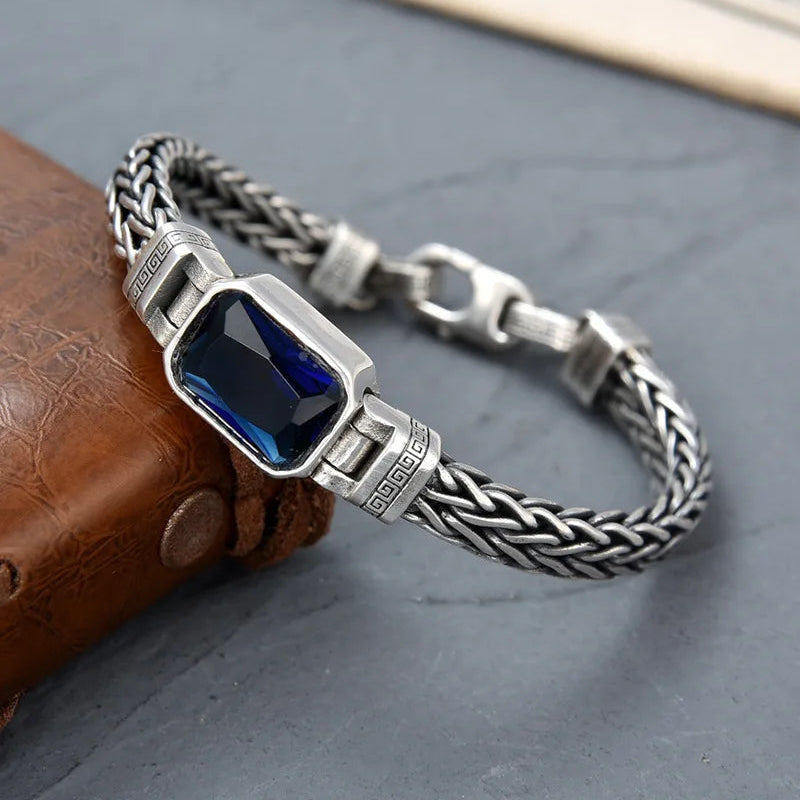 The North Star Silver Plated Copper Bracelet