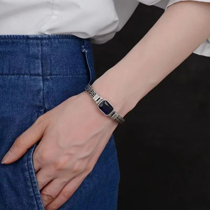 The North Star Silver Plated Copper Bracelet