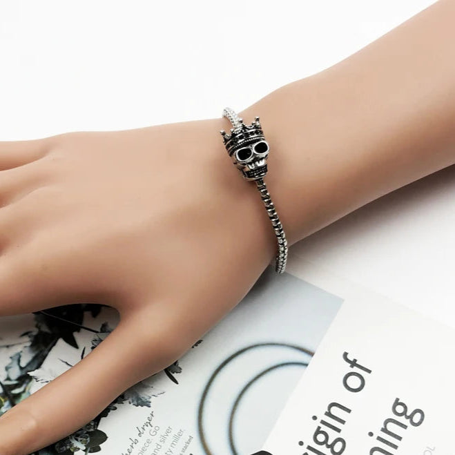 The Kami of Death Shinigami King 925 Sterling Silver Bracelet