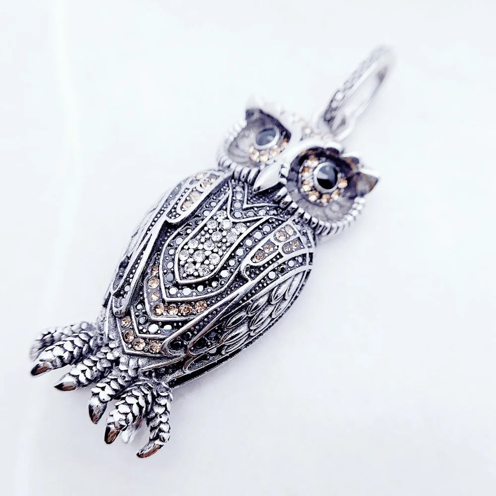The White Owl 925 Sterling Silver Pendant