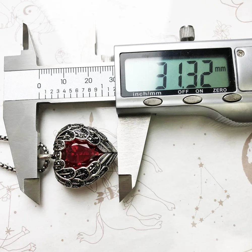 Winged Heart of the Warrior 925 Silver Necklace