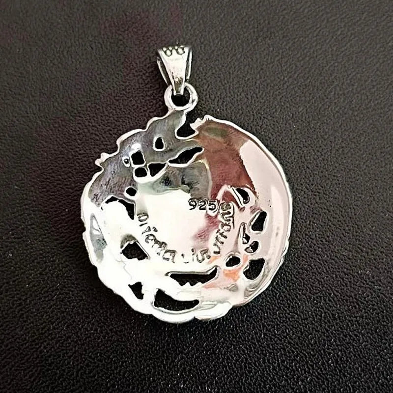 Yin and Yang Sterling Silver Pendant